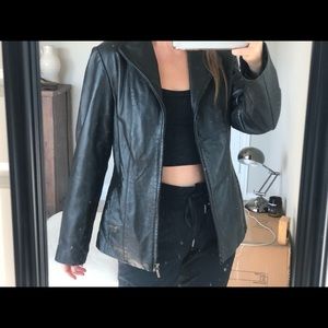 East 5th Women’s Black Leather Jacket